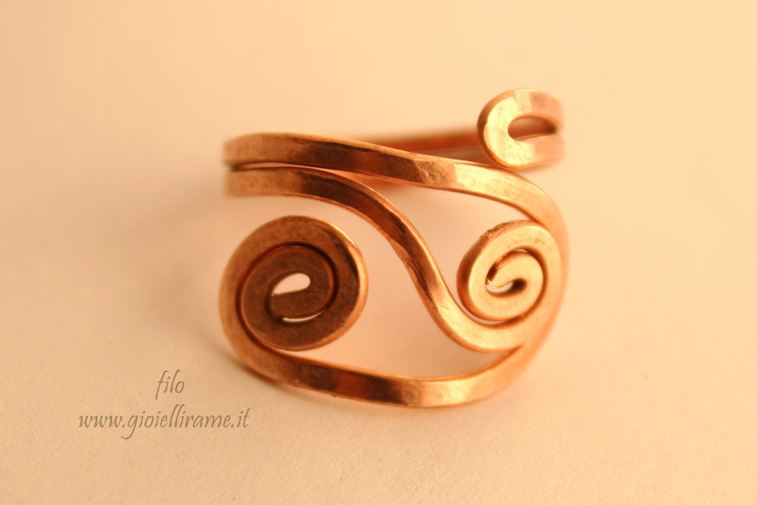 Vendita Filo alluminio wire rose gold diametro 2mm