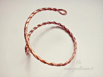 Bracciale in rame "Scirocco"