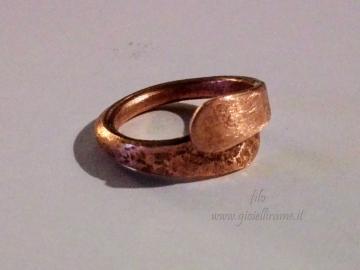 Anello unisex in rame Unione