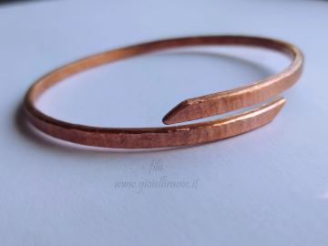 Bracciale in rame artigianale unisex